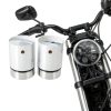 Fork Tube Extension MoKitDora Aluminum Chrome-1