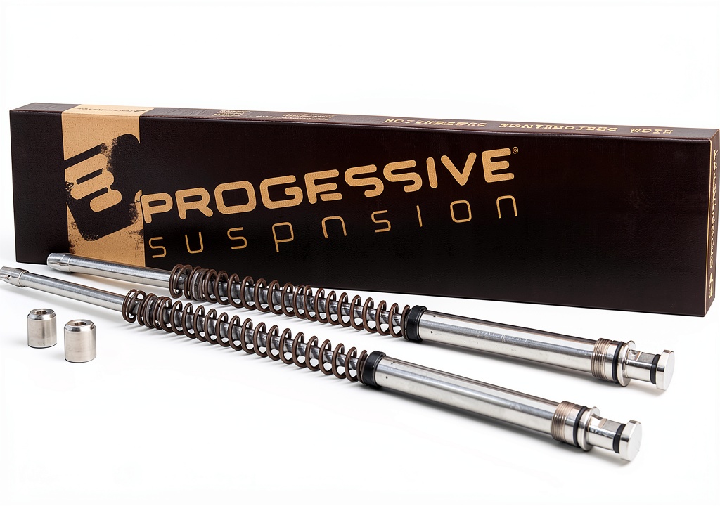 Installing Progressive Suspension monotube fork kit on a cruiser motorcycle