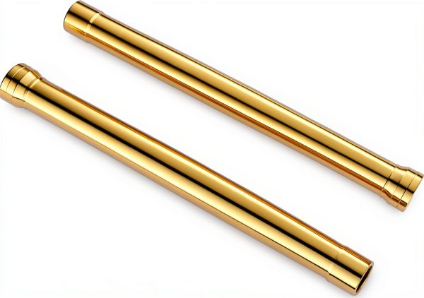 Motorcycle Fork Tubes MTOP RACING Pair Silver-2